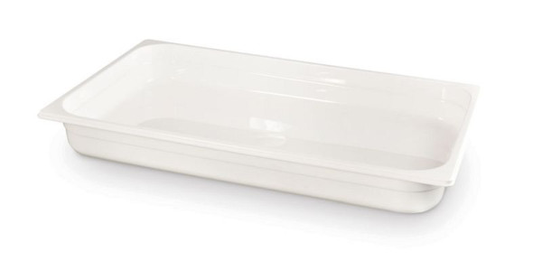 Hendi GN Behälter 1/1, 9 L, LxBxH: 530x325x65 mm, Weiß, 862285
