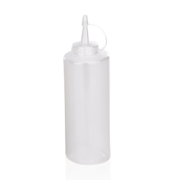 WAS Quetschflasche, 0,45 Liter, transparent, Polyethylen, VE: 6 Stück, 3728002
