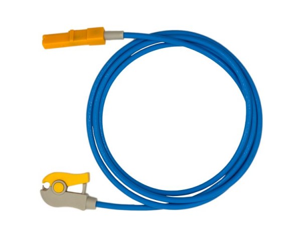 Golmed OP-EKG-Einzelleitung zum VS-Stecksystem, 100 cm, Gelb, 7-100-G1,5 OP GE
