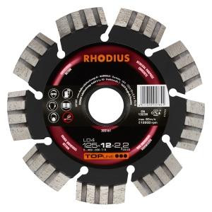 Rhodius TOPline LD4 Diamanttrennscheibe, Durchmesser [mm]: 125, Stärke [mm]: 2.2, Bohrung [mm]: 22.23, 303161