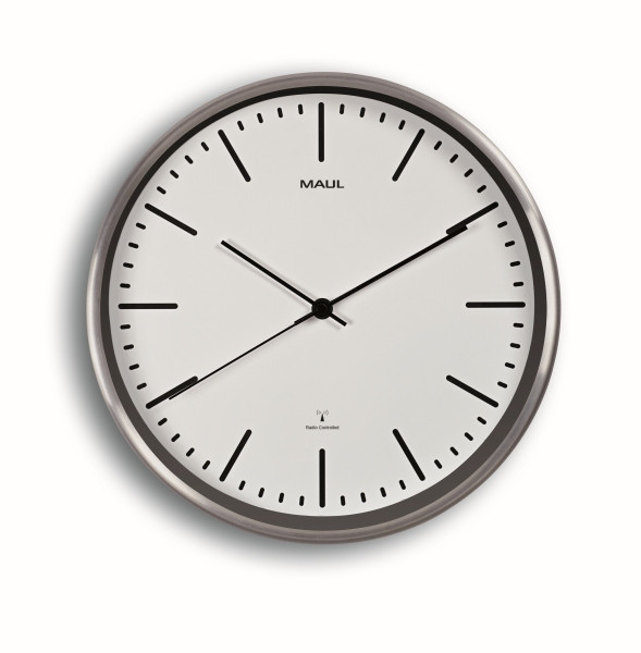 MAUL Wanduhr MAULfly 30RC, inklusive Batterie, weiß, 9063402