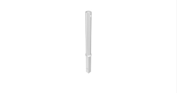 Schake Absperrpfosten Stahlrohr Ø 102 x 2,9 mm herausnehmbar, mit Profilzylinder, feuerverzinkt, 491Z