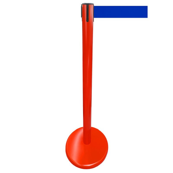 Stein HGS Personenleitsystem -P-LINE Future-, Metall/ rot, blau, mit Sicherheitsverschluss (selbstlösend), Gurtlänge: 2,3 m, 12794-0203