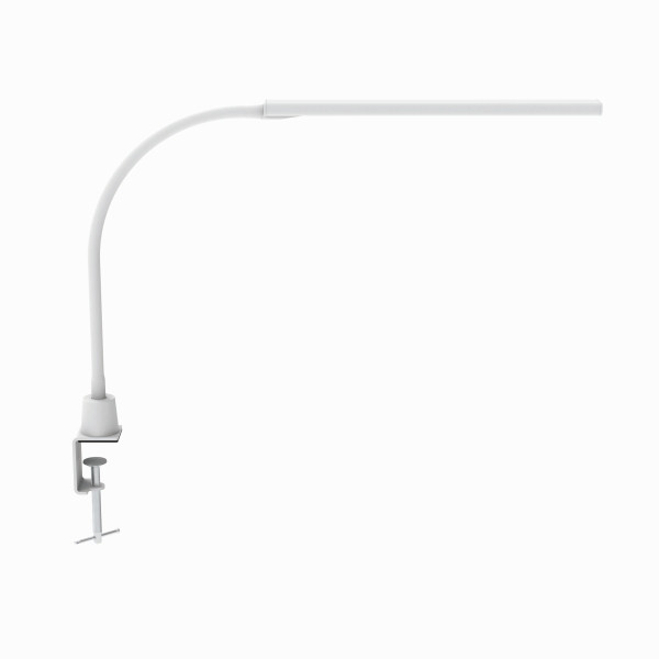 MAUL LED-Tischleuchte MAULpirro, dimmbar, mit Klemmfuß, weiß, 8202602