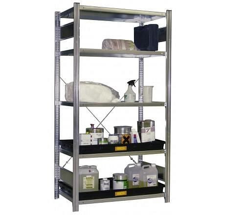 Cemo Gefahrstoffregal 10/20, Maße: 106 x 63 x 200 cm, 8091, 4052886124888