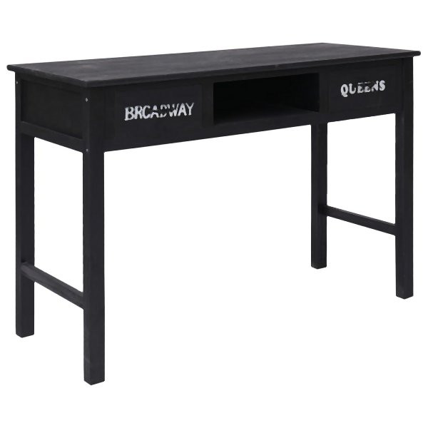 vidaXL Konsolentisch Schwarz 110 x 45 x 76 cm Holz, 284161
