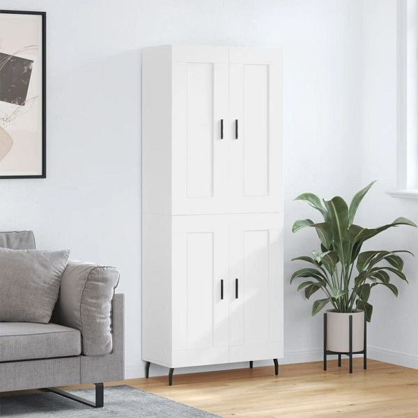 vidaXL Highboard Weiß 69,5x34x180 cm Holzwerkstoff, 3199697