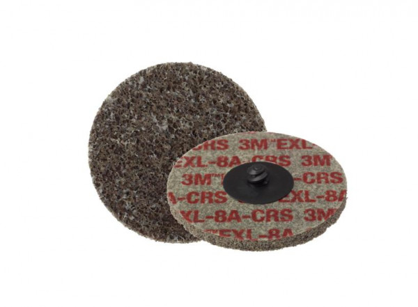 3M Scotch-Brite Roloc EXL Verpresste Kompaktscheibe XL-UR, 50 mm x 6 mm, 8A CRS, VE: 60 Scheiben, 7100000871