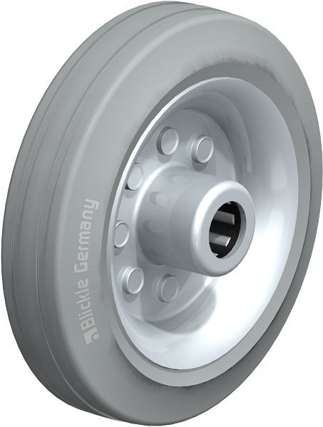 Blickle VE 150/20R-SG Rad aus Vollgummi, Grau, 549386