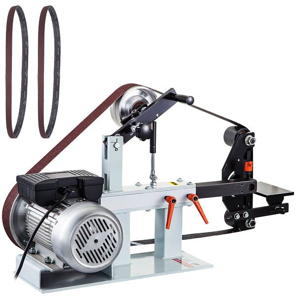 VEVOR Bandschleifmaschine 5,08 x 208,28 cm Band-Scheibenschleifer Combo Band, 1.5KWDSSGJ0000001V2