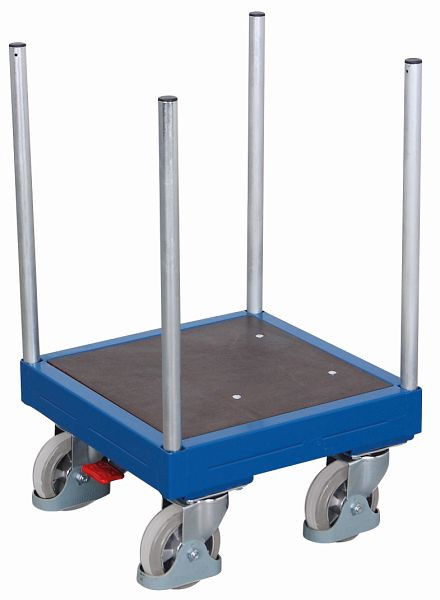 VARIOfit Langmaterialroller, Ladefläche: 625 x 625 mm, RAL 5010 enzianblau, sw-700.710