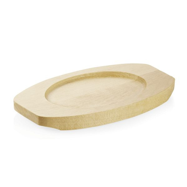 WAS Holzuntersetzer für Mini Cocotte, 12 x 9 cm, 3525002
