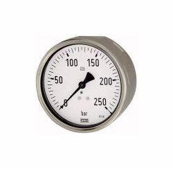 Wika Manometer in Robustausführung, Anschluss hinten, exzentrisch, 102061