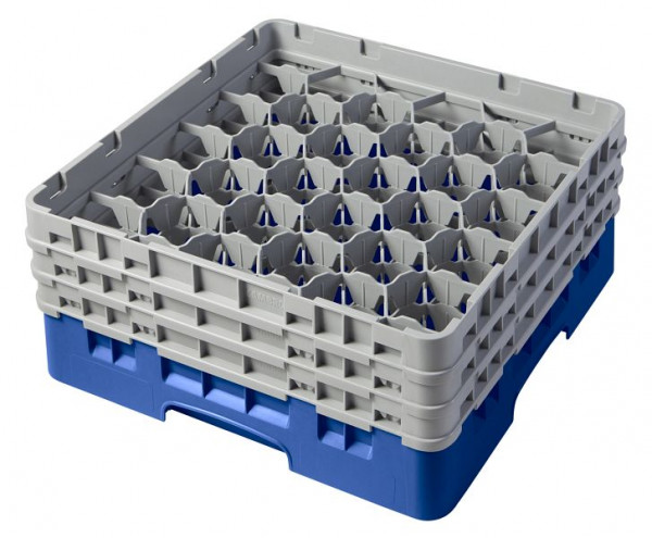 Cambro Spülkorb mit 30 Fächer Camrack® 17,4 cm Blau, 30S638168