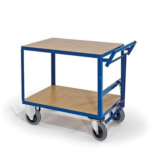 Rollcart Tischwagen mit Totmannbremse (1200x700), Tragkraft: 600 kg, T06-7527