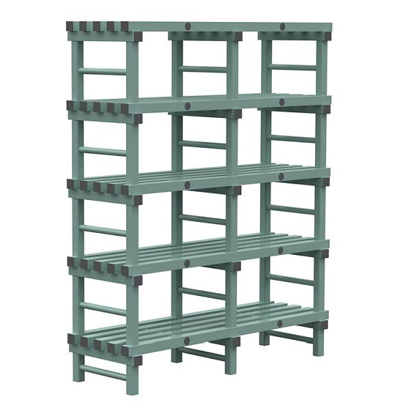 REA Euro-Regal 1500x500x1850mm, 5 Ständer mit 350mm Abstand, 308.183