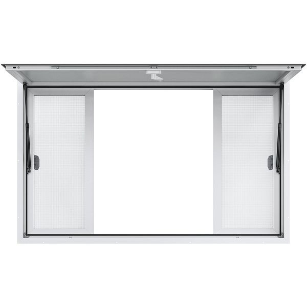 VEVOR Imbissstand Servierfenster Food Truck Service Markise 1552x943mm, SCFWCK36X60IFT44HV0