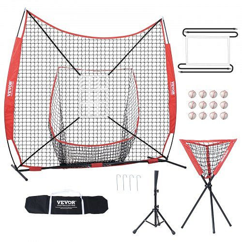 VEVOR 244 x 106 x 211 cm Baseball-Softball-Übungsnetz, 77YCDPJXLW77Z9CFSV0
