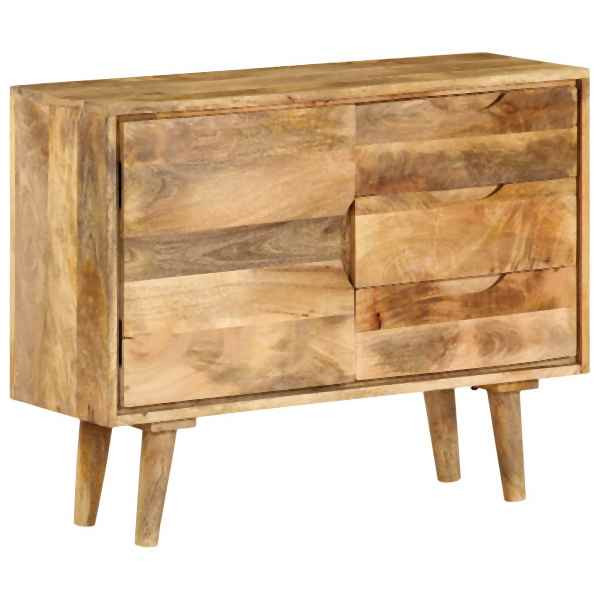 vidaXL Sideboard Mangoholz Massiv 90 x 30 x 69 cm, 246789