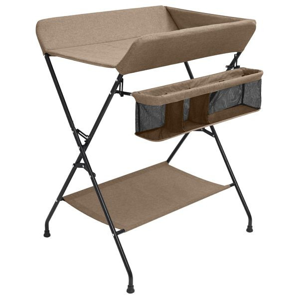 vidaXL Wickeltisch Farbe Taupe Eisen, 10267, 8720286432747
