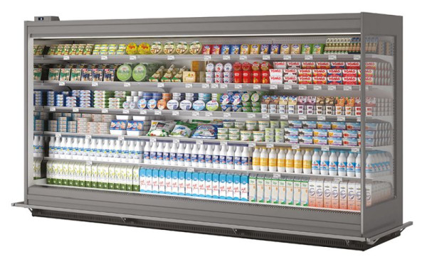 NordCap Wandkühlregal EURO PUKET 2 950-206 3750 M1, für Take-Away Kühlprodukte und Getränkekühlung, zentralgekühlt, Umluftkühlung, 454701607