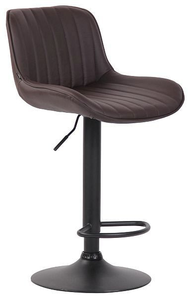 CLP Barhocker Lentini Kunstleder schwarz, braun, 318230