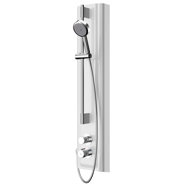 KWC Duschpaneel, F5, hydraulisch, Miranit, Thermostat, HB-Garnitur, Hygieneeinheit, 2030056544