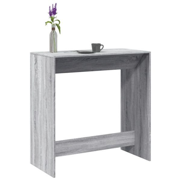 vidaXL Bartisch Grau Sonoma 102x50x103,5 cm Holzwerkstoff, 854432