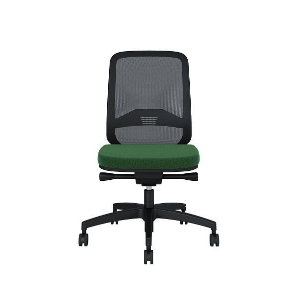 Bisley Bürodrehstuhl Bali, Rückenlehne aus Netzbezug Kunststofffußkreuz, TN9717 grass green, BALIKRT0015TN9717