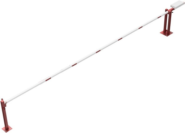 Schake Wegeschranke mit Gegengewicht und Auflagestütze, lichte Weite: 7000 mm, mit Dreikantverschluss, 411_70FPB