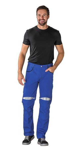Planam DuraWork Bundhose, kornblumenblau/schwarz, Größe 24, 2912024