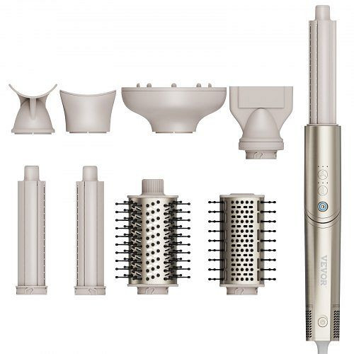 VEVOR 8 in 1 Haarbürste Lockenstab Haarstyler Airstyler Haartrockner 1400W, DGNJFBDGNJFBVNEC2V2