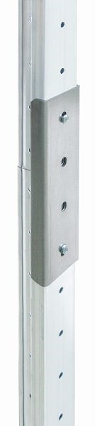 Schulte Kopplungsstück für 2 T-Profile, RAL 7035 lichtgrau, 30350
