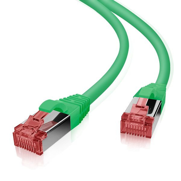 Helos Patchkabel S/FTP Cat 6 grün 5,0m, 118024
