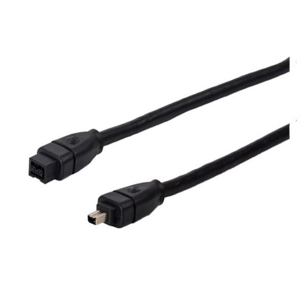 S-Conn FireWire-Anschlusskabel, IEEE 1394B Kabel, 9-pol Stecker auf 1394A 4-pol Stecker, 1,8m, 77312