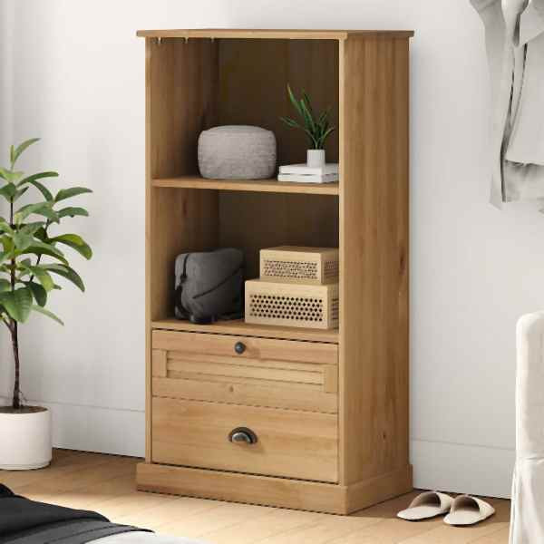 vidaXL Bücherregal VIGO 60x35x114,5 cm Massivholz Kiefer, 353184