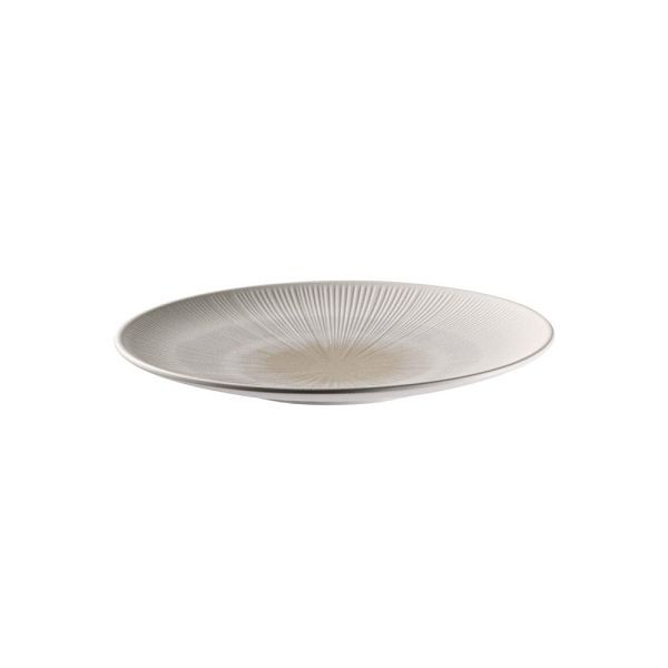 APS Teller -BLUSH- Ø 33 cm, H: 3,5 cm, Melamin Weiß/Beige, 85505