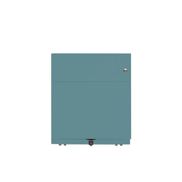 Bisley Rollcontainer Note™, 2 Schubladen, Tiefe 565 mm, Griffleiste, 674 doulton, NWA59M7SF674