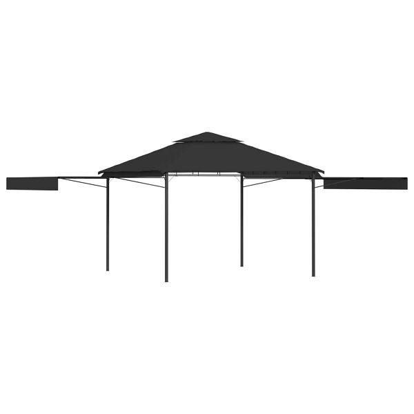 vidaXL Pavillon mit Doppelt Erweiterten Dächern 3x3x2,75 cm 180 g/m², 48004