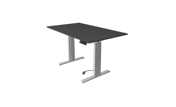 Kerkmann Sitz-/Stehtisch Move 3 tube, B 1400 x T 800 mm, elektrisch höhenverstellbar von 720-1200 mm, anthrazit, (Montage), 10236513-1