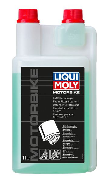 LIQUI MOLY Motorbike Luftfilterreiniger, Dose Kunststoff, VE: 1 Liter, 1299