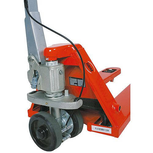 Schefer Gabelhubwagen 2500 kg - 1150 mm PREMIUM mit Fahr-und Feststellbremse, 1101050RTPB