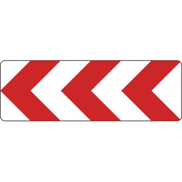 Stein HGS Richtungstafel in Kurven, linksweisend, 1500 mm / RA1 / Alform, 625-11-112