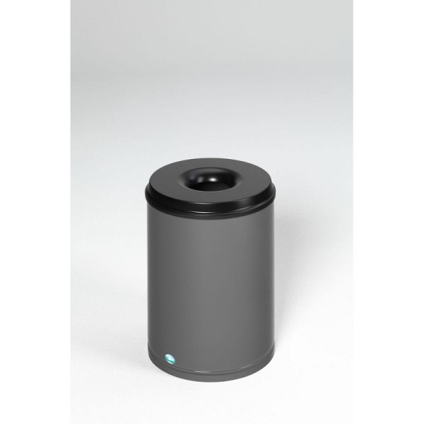 STEIN HGS Papierkorb feuersicher, Silber (ähnl. DB 701), 50 l, 82080.0028