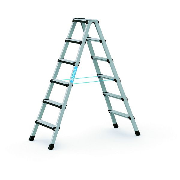 ZARGES Comfortstep B - LM-Stufen-Stehleiter 2 x 6 Stufen, 41435