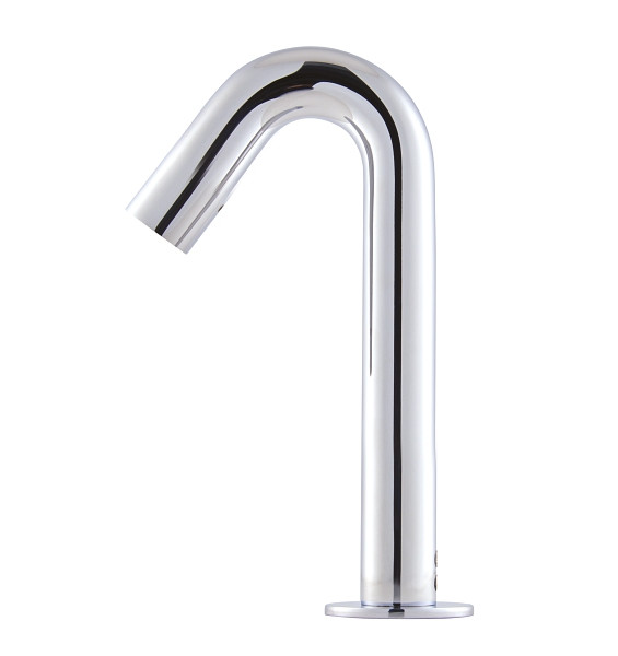 Benkiser Sintra Petite, Elektronik Waschtisch-Ventil mit Sensor im Auslauf für 9V Netzbetrieb, inkl. Dual Power Input Box, chrom, 1995223