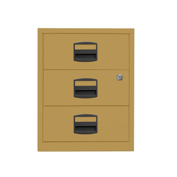 Bisley Home Rollcontainer PFA, 3 Universalschubladen, 682 dijon, PFAM3S682