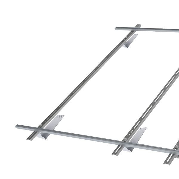 Solarbayer Aufdachmontageset für PlusAL2.86H Biber für 1 Kollektor, 420203100