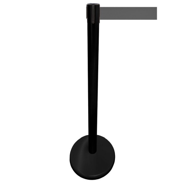 Stein HGS Personenleitsystem -P-Line Future-, Metall/ schwarz, grau, mit Sicherheitsverschluss (selbstlösend), Gurtlänge: 4 m, 15699-0803