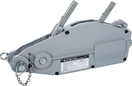 PLANETA Seilzuggerät ROPEMASTER RM08, mit Hebelrohr und 20 m Seil mit Haken, Tragfähigkeit 800 kg, 306611